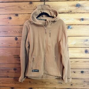 Baerskin Hoodie Jacket Mens Medium Fleece Full Zip Hooded